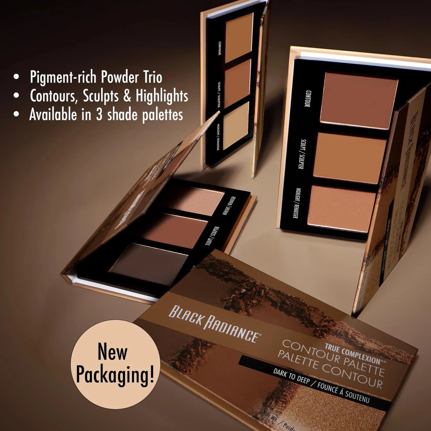 (2 Pack) True Complexion Contour Palette Makeup - Light to Medium