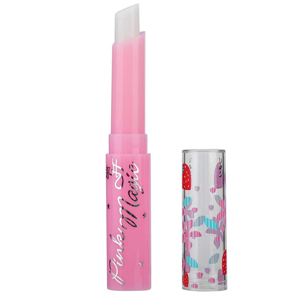 Strawberry Lasting Moisturizing Color Changing Lip Balm Gloss Lipstick Beauty Temperature Color Change Lip Gloss Care